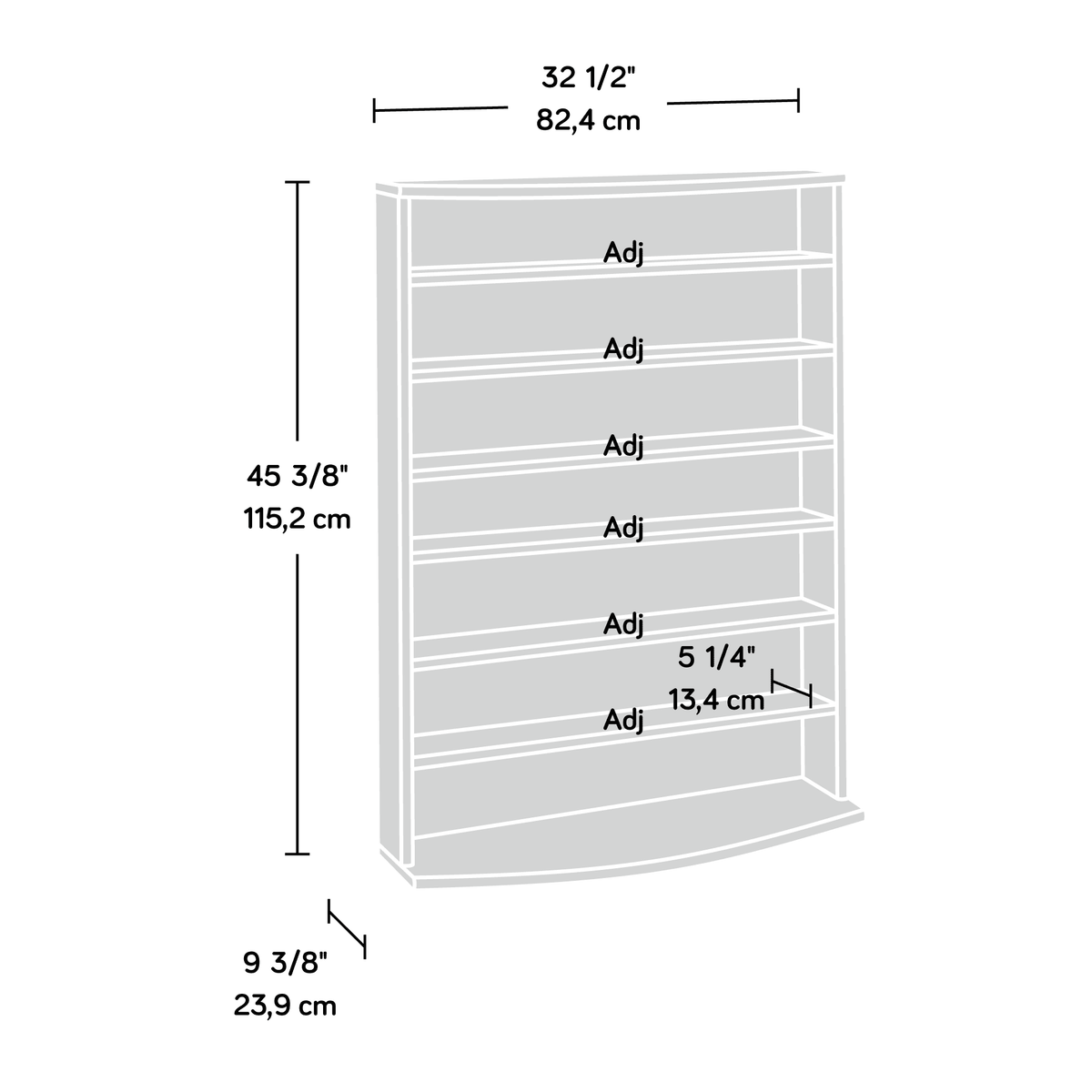Cinnamon Cherry Multimedia Storage Tower E265689