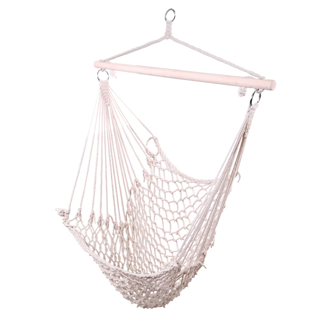 Beige Hanging Rope Air/Sky Chair Swing A162
