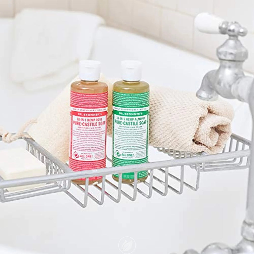(2 Pack) Organic Castile Liquid Soap Rose 8 Ounce D34253