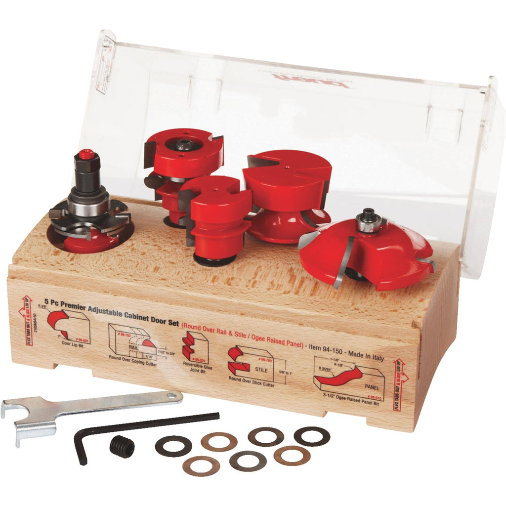 5 Piece Adjustable Cabinet Bit Set O786842
