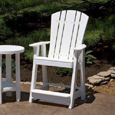 Lime Green/Black Plastic Adirondack Chair F39182