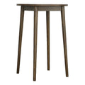 Wood Round Bar/Pub Table in Walnut Brown O224406