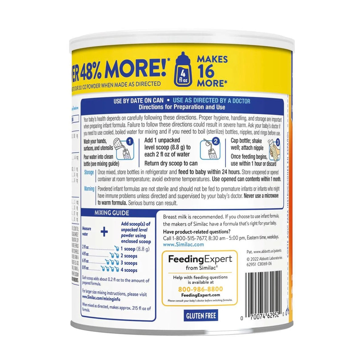 Baby Formula 29.8-oz Can M3769