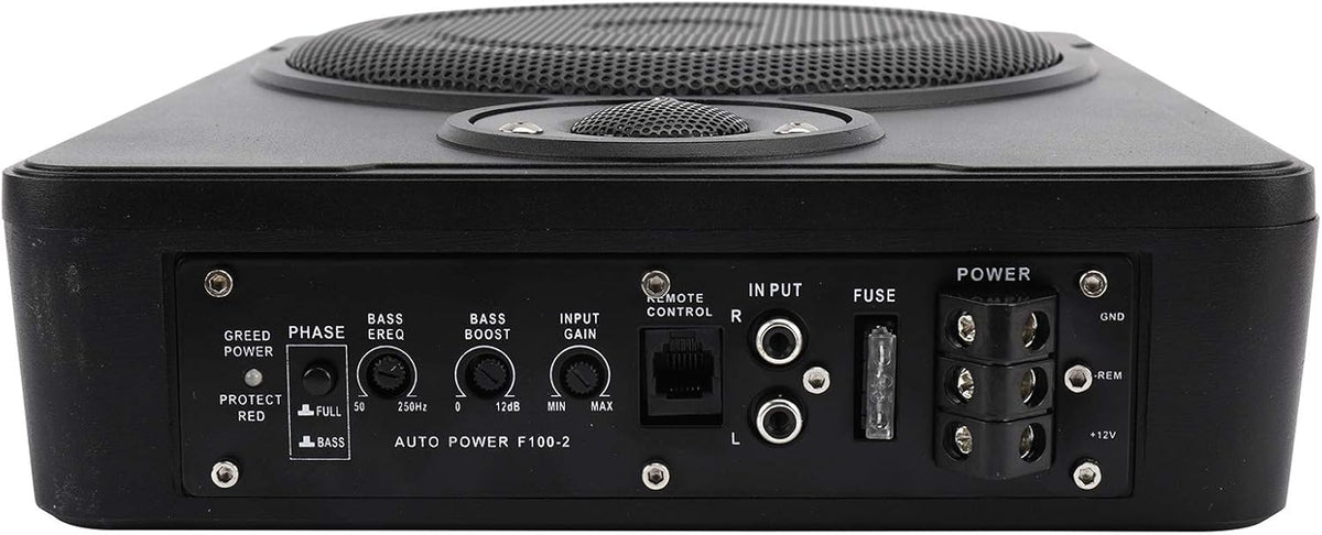 600w Car/Truck Audio Slim Under-Seat Powered Subwoofer Q255