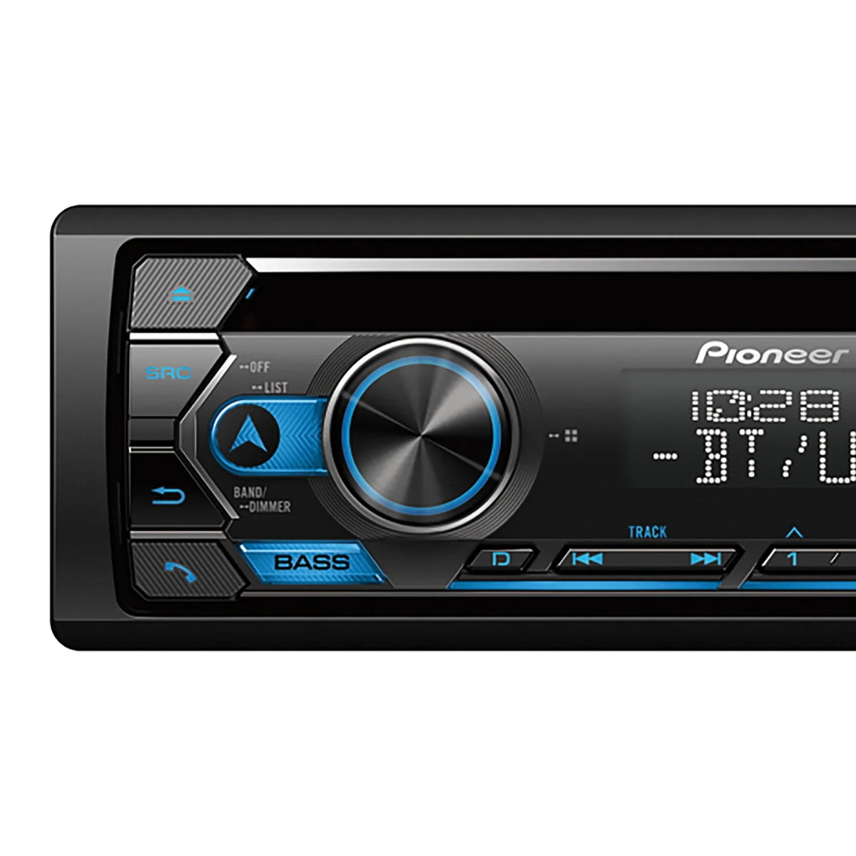 Single-DIN CD Car Stereo with LCD Q447862