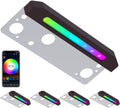 4-Pack 1.5W 7 Inch IP65 Waterproof Step Light, 12V Low Voltage AC/DC, Soft White 2700K N951