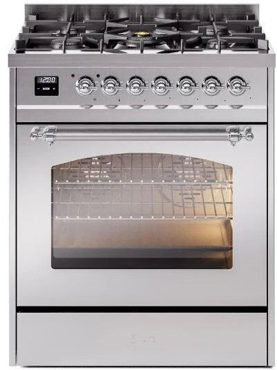 30 Dual Fuel Propane Gas Range Stainless Steel M686