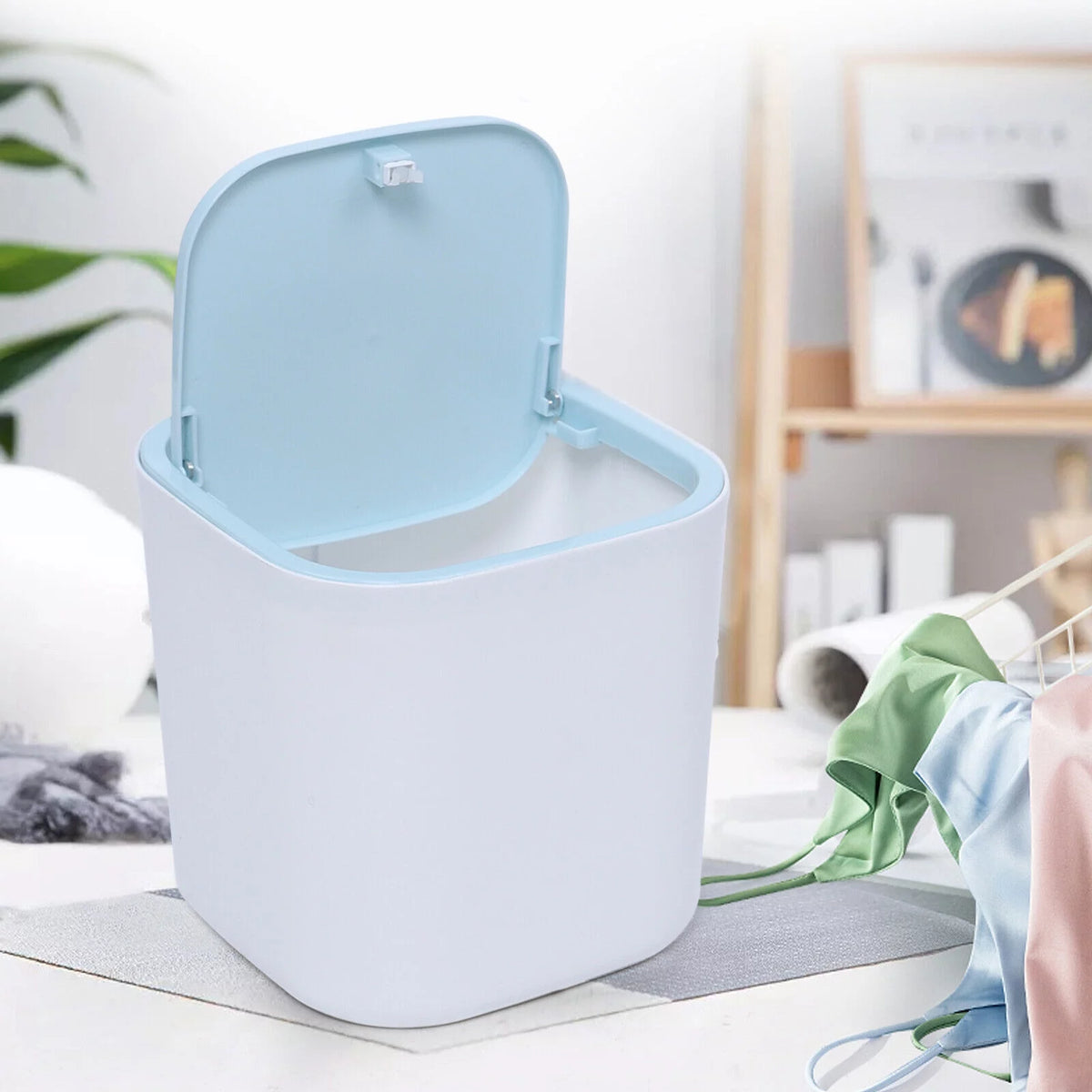 3.8L Portable Rotating Mini Washer Machine Plastic USB Blue L509