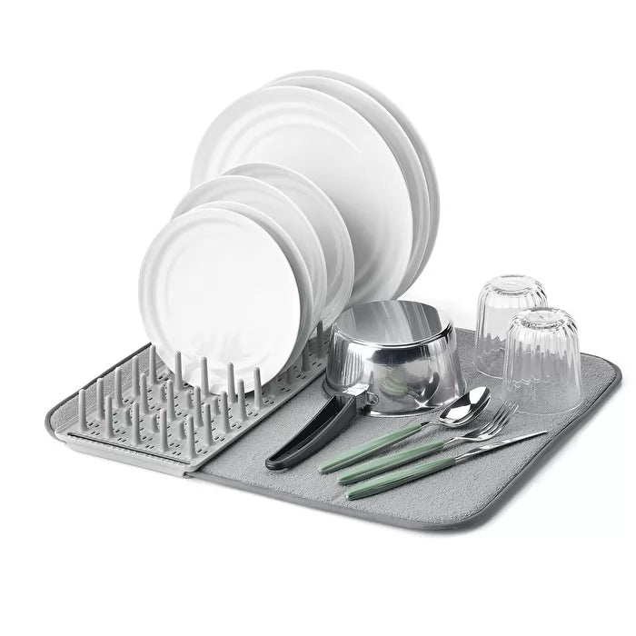 Dish Drainer With Mat Milk White Z4743