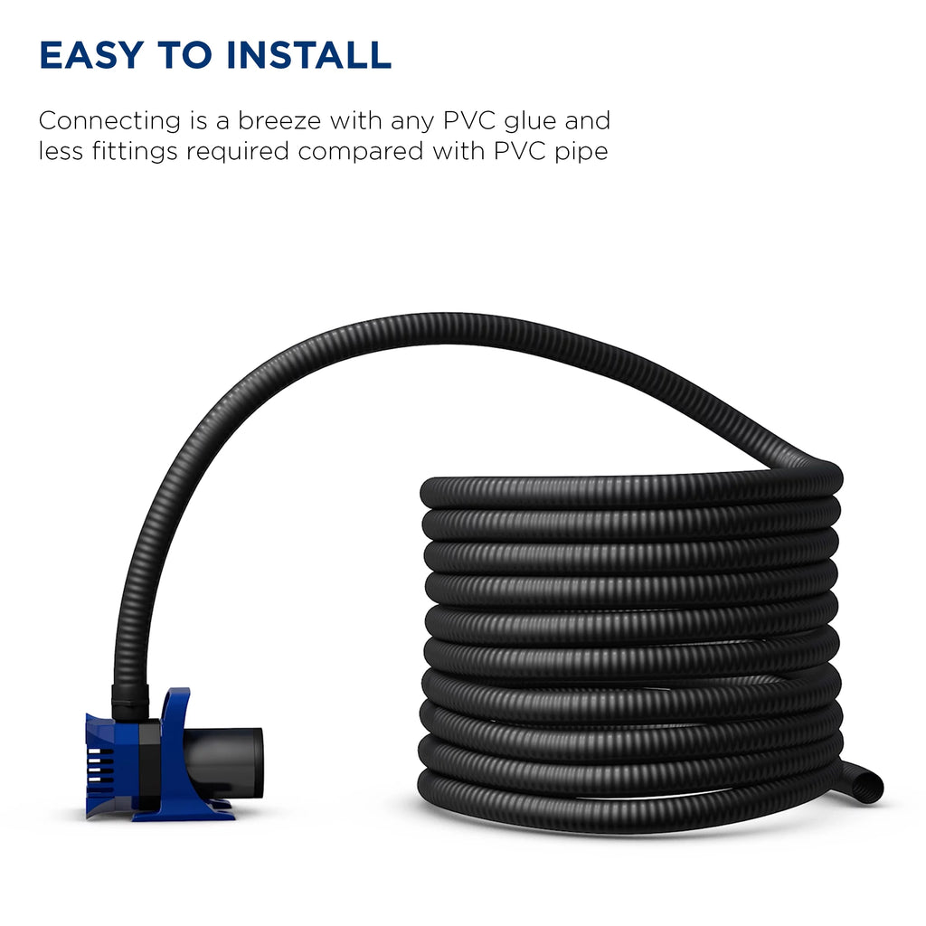 1" x 50' Schedule 40 PVC Pond Hose I23604