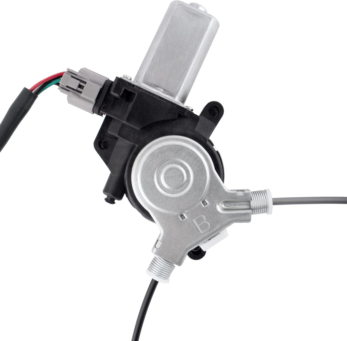 Front Left Driver Side Power Window Regulator with Motor for 2001-2005 Honda Civic 2 Door Coupe, Pack of 2 W345838