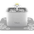 84oz/2.5L Automatic Cat Water Fountain with 3 Replacement Filters & 1 Silicone Mat H924953