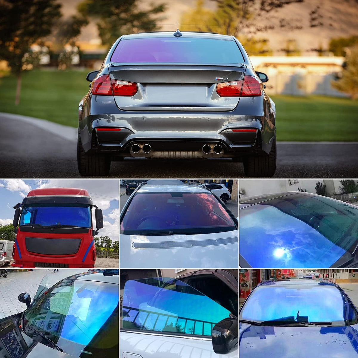 Window Tint Film Chameleon Color 70% VLT 29.29" x 9.84' Ft Roll Pack of 2 Z448