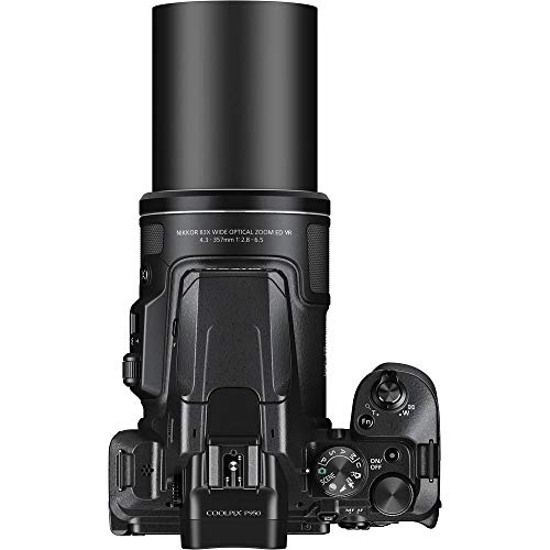 Black 16 MP Superzoom Digital Camera with 83x Optical Zoom Y842