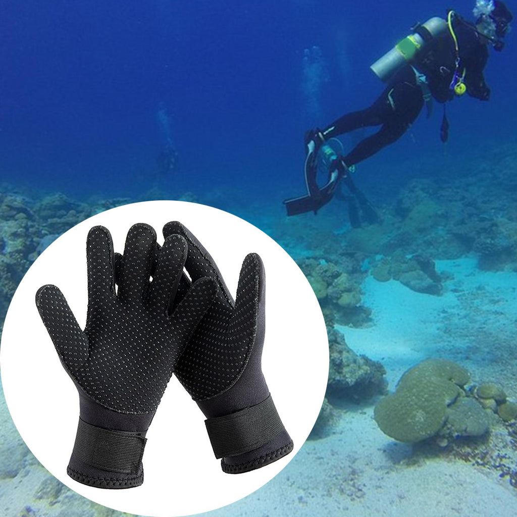 3mm Neoprene Five Finger Wetsuit Gloves M200
