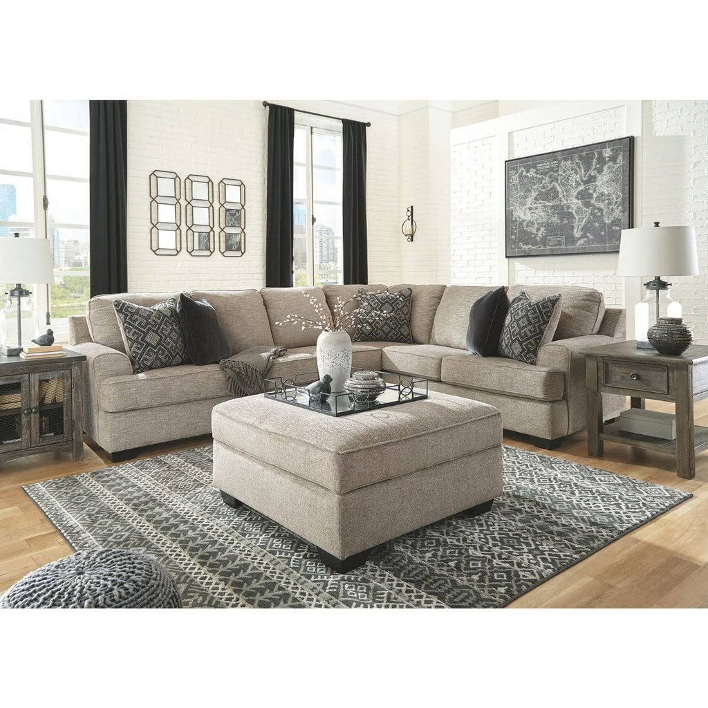 Stone Storage Ottoman L81808
