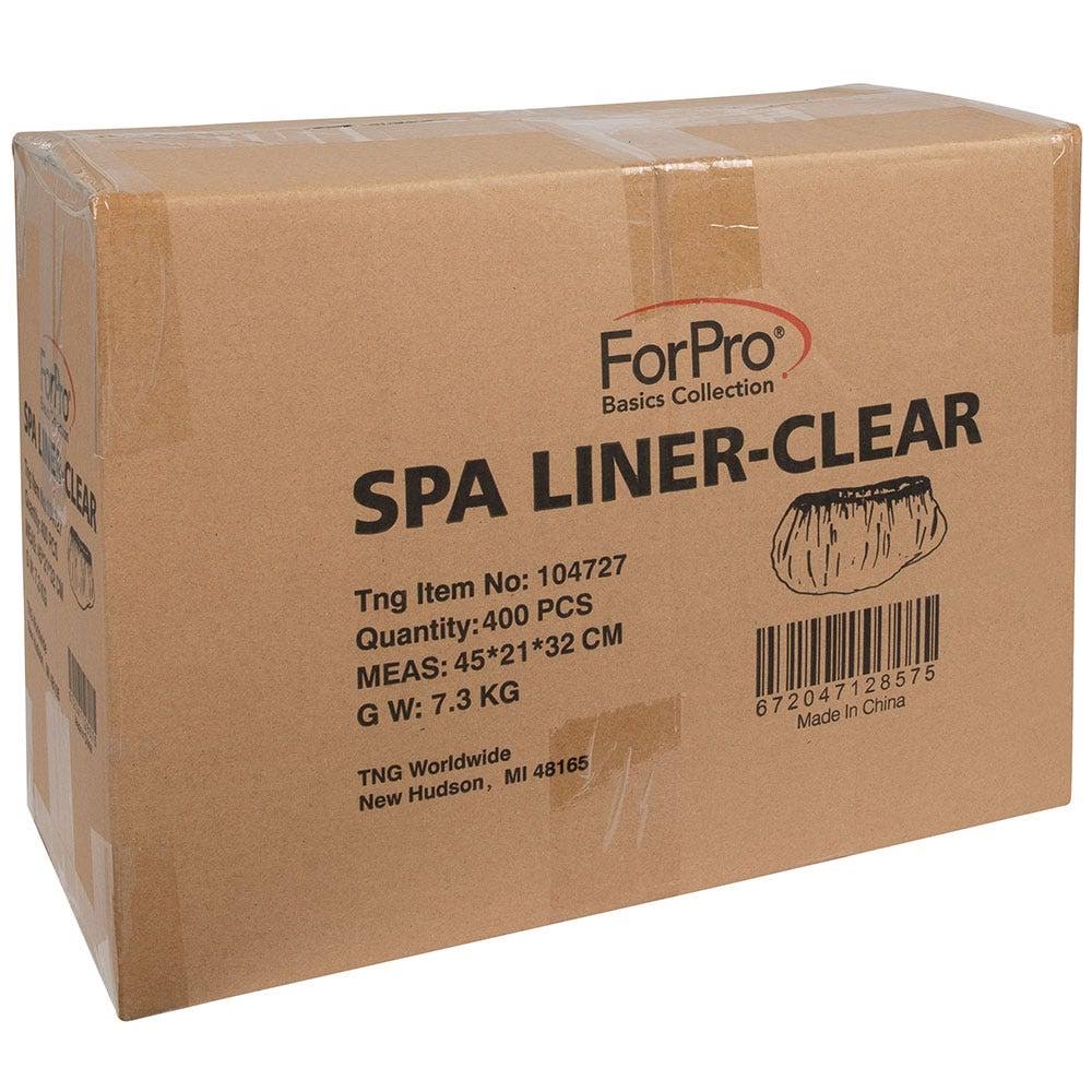 Disposable Pedicure Spa Liners, Clear E9290