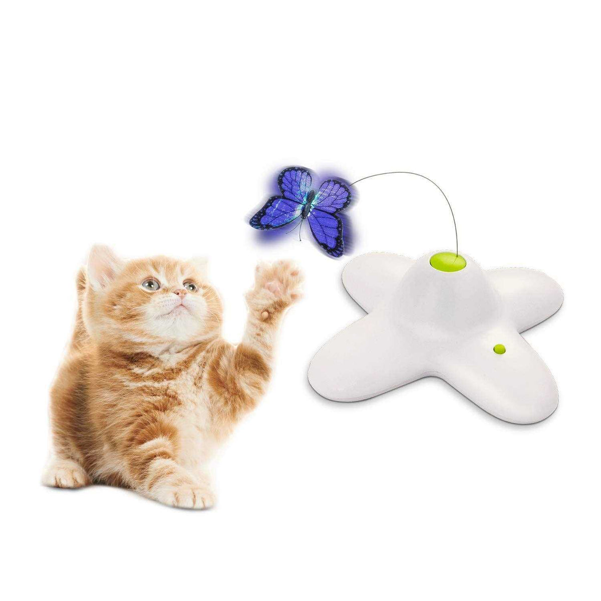 Interactive Cat Butterfly Toy with Two Replacements X5199