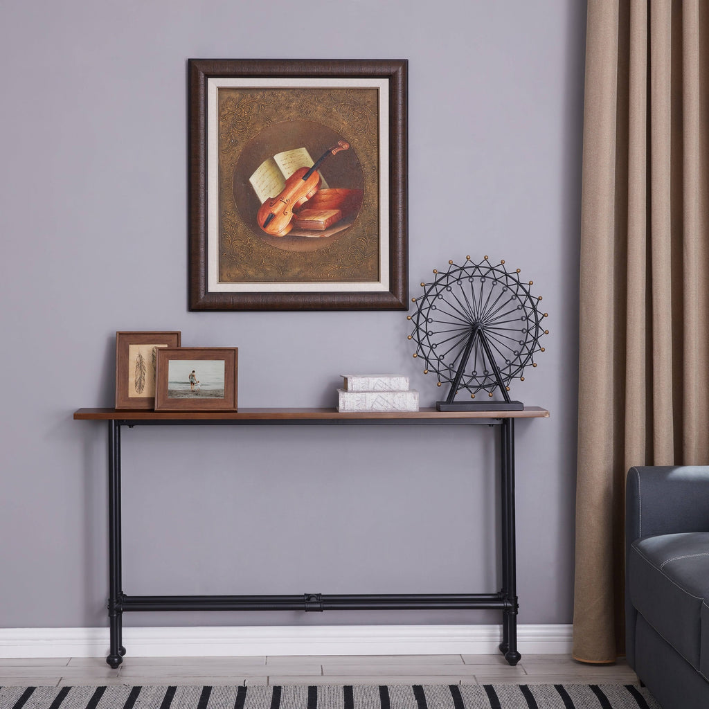 Black/Espresso Console Table Z62854