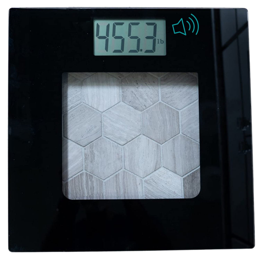 Pack of 2 Glass Digital Bathroom Scale N483760