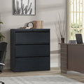 Black 3-Drawer Vertical Filing Cabinet L36704