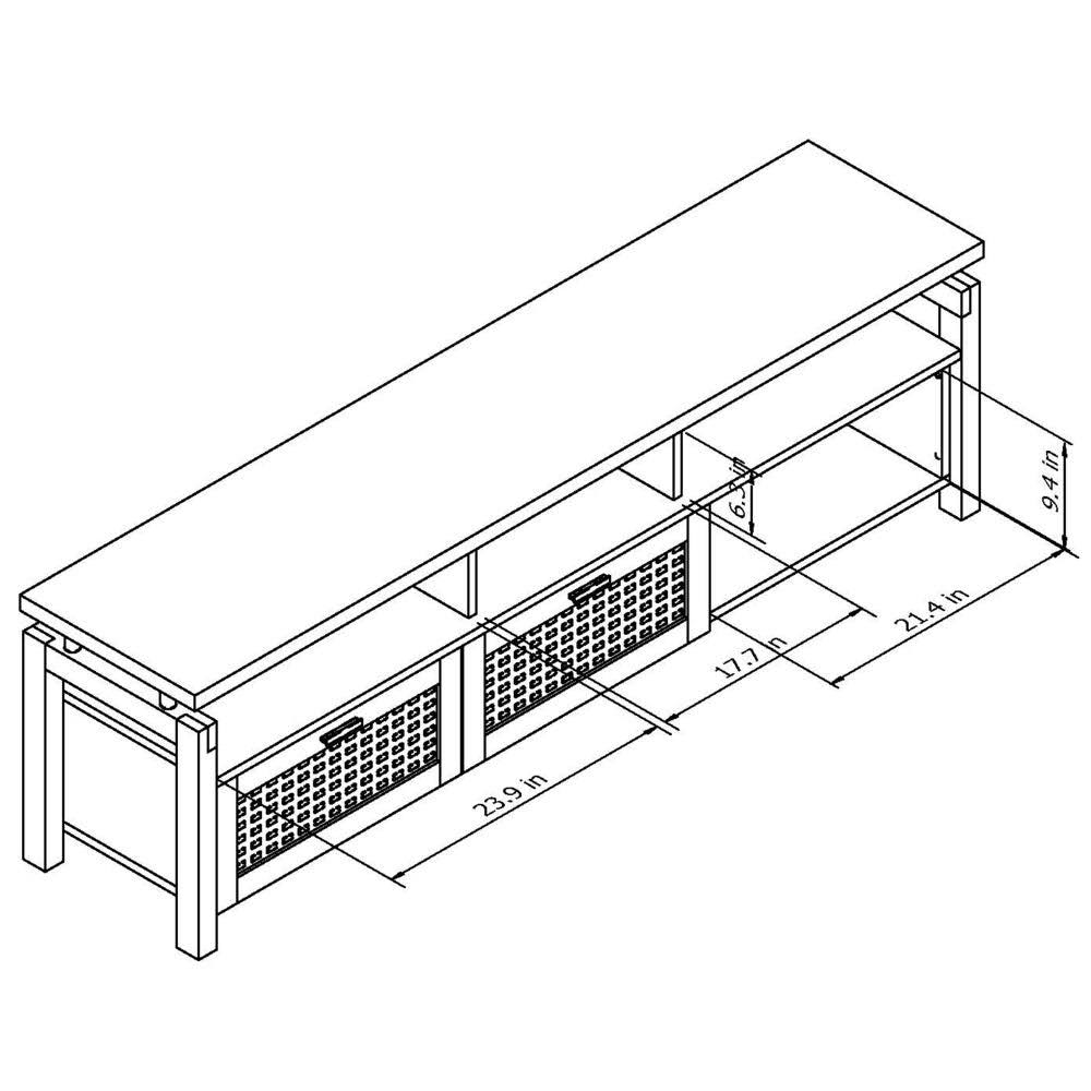 Espresso Wood TV Console N1349