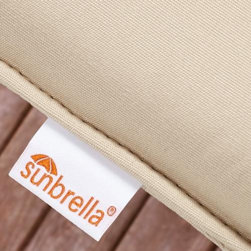 Sunbrella Textured Neutral 20-inch Chair Cushion O86020