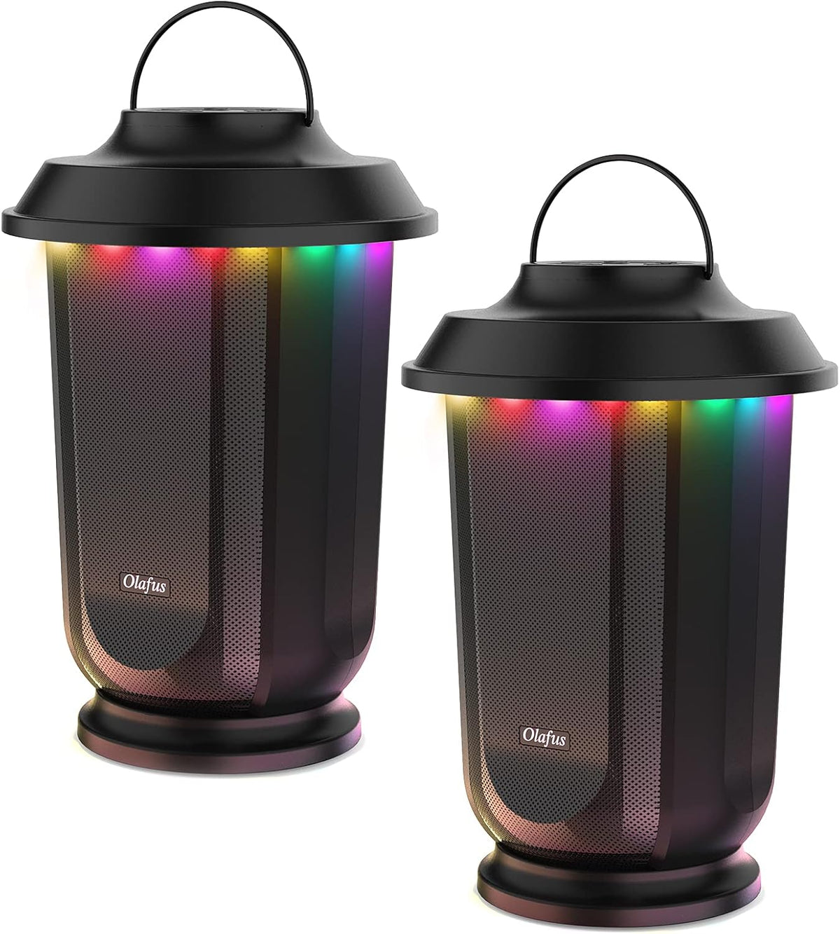 20W Portable Bluetooth Speaker 2 Pack with RGB LED R34860