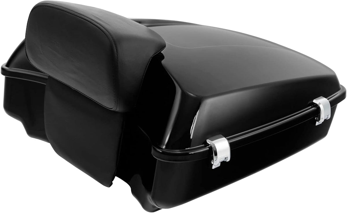 Chopped Tour Pak Trunk & Solo Mounting Rack Backrest + Base Plate F280389