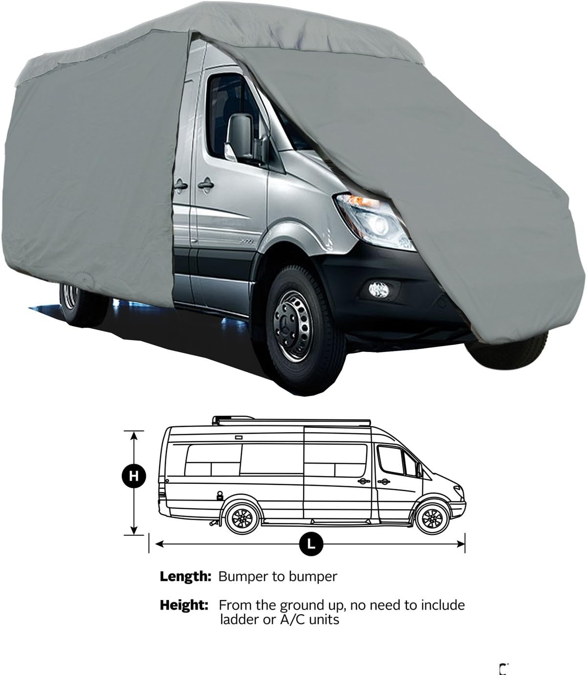 4-Layer Class B RV Cover Fits 27'L T3432