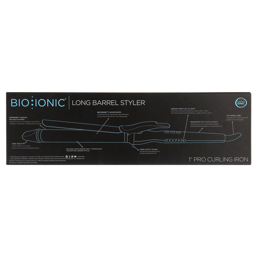 Long Barrel Curling Iron D2310