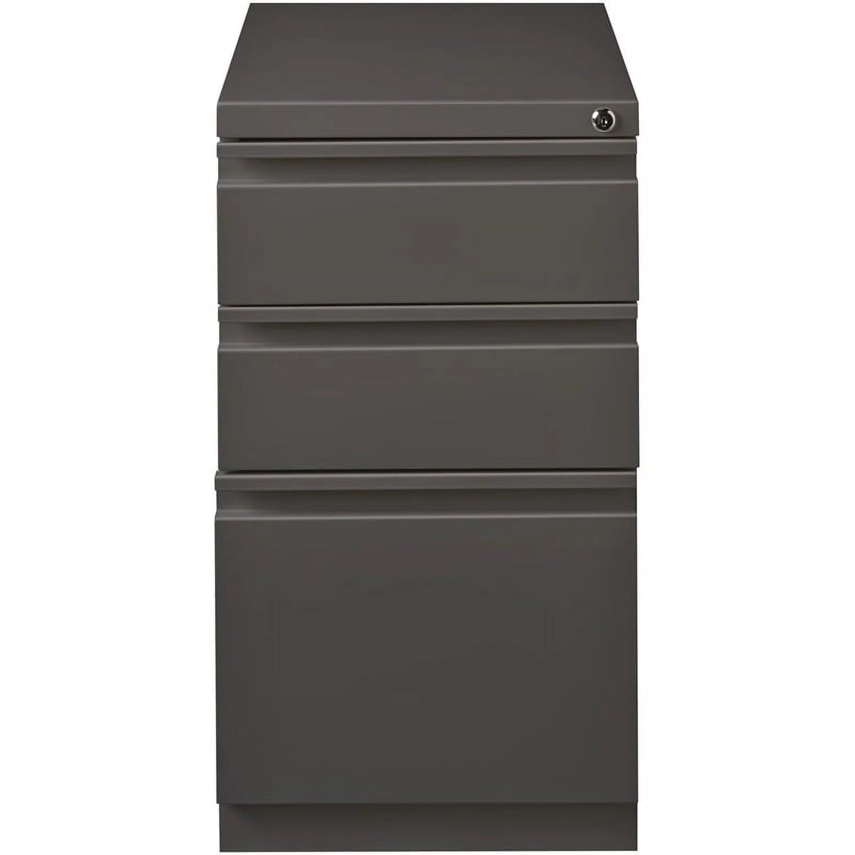 Espresso 3-Drawer Metal Mobile File Cabinet G344511