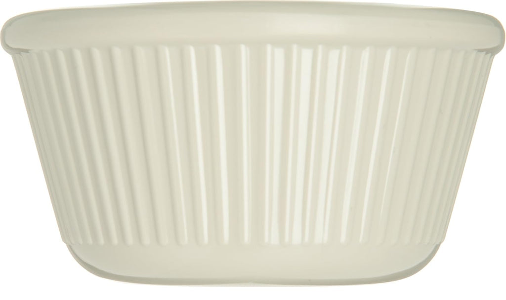 Melamine Fluted Ramekin Set, 4 oz Capacity, Bone (Case of 12) O16383
