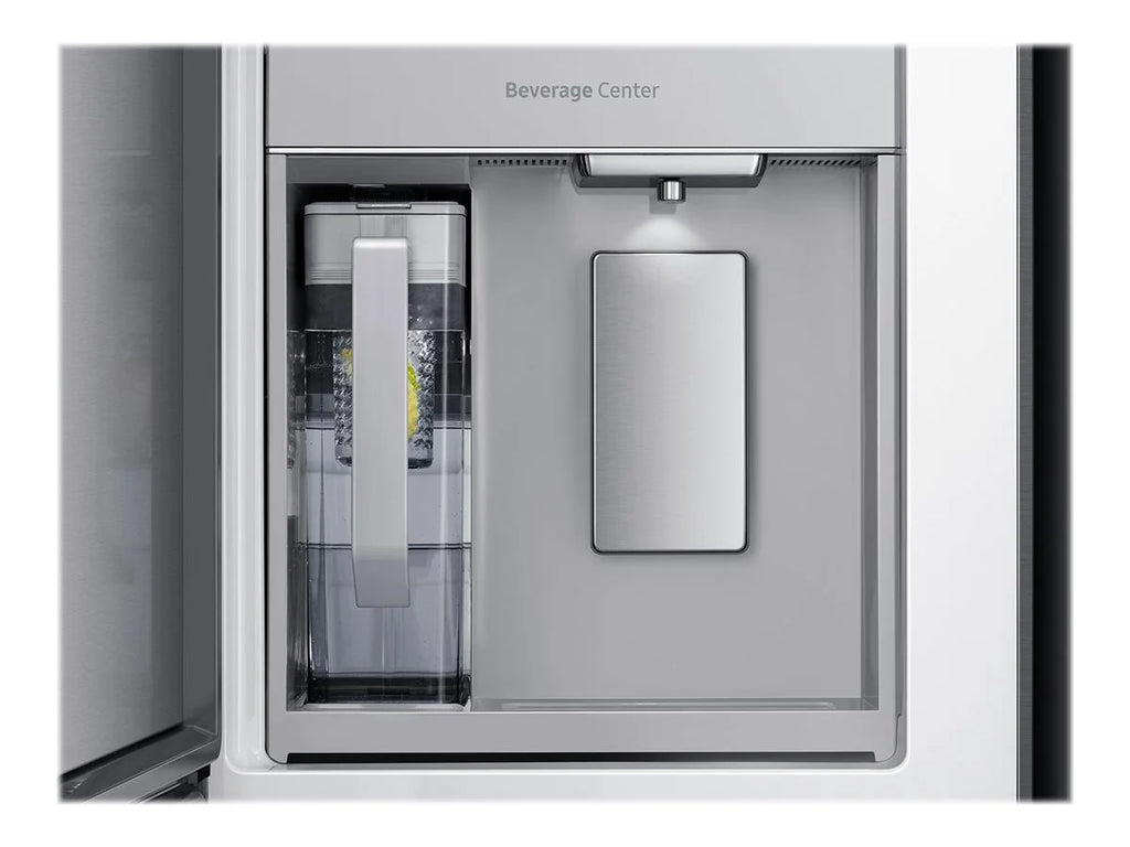 Black Stainless Steel Bottom-Freezer Refrigerator O99572