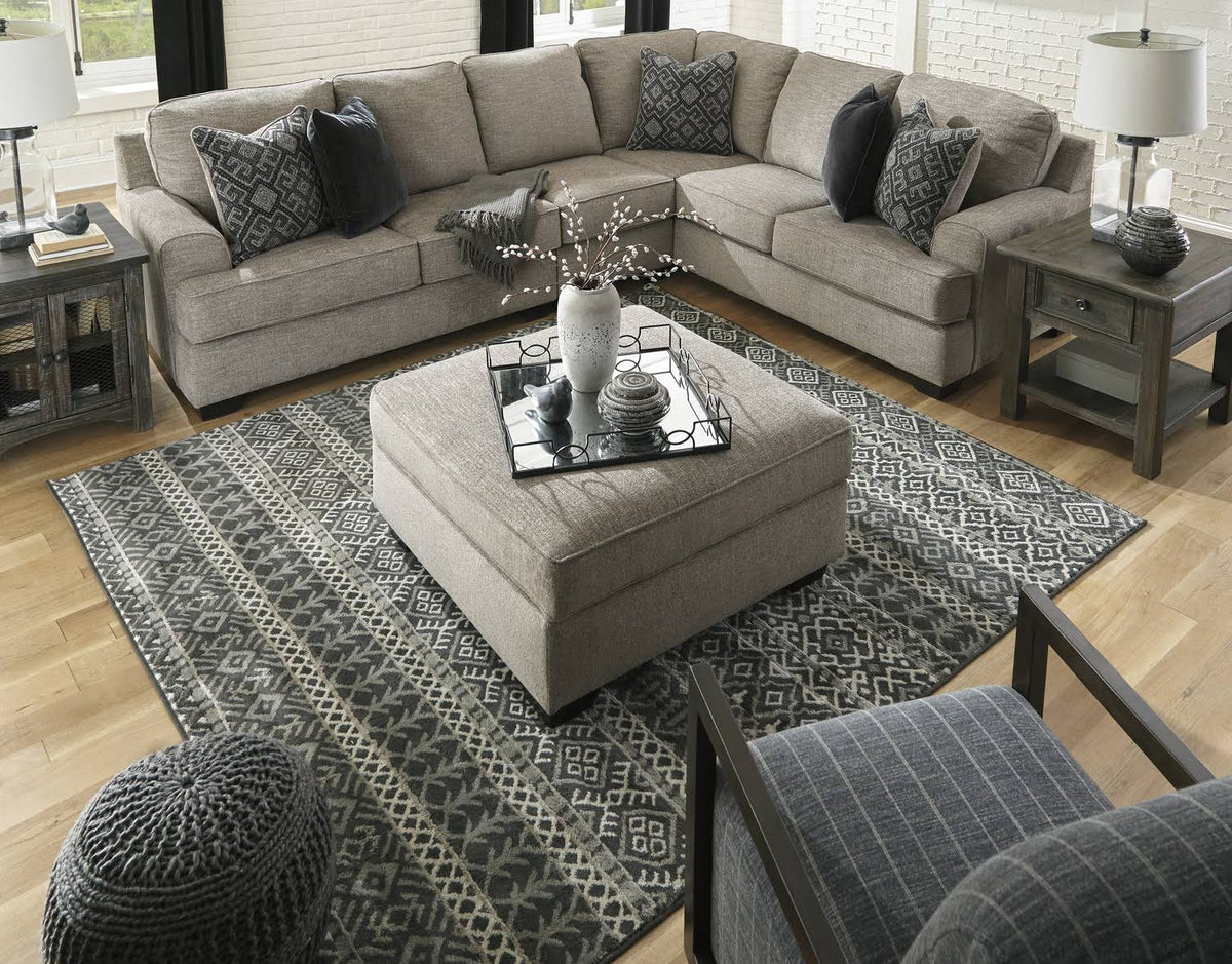 Stone Storage Ottoman L81808