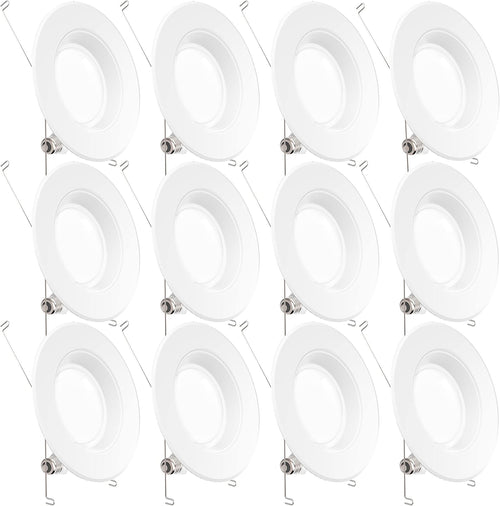 12 Pack 5/6 Inch LED Recessed Lighting Retrofit Conversion Kit J7577