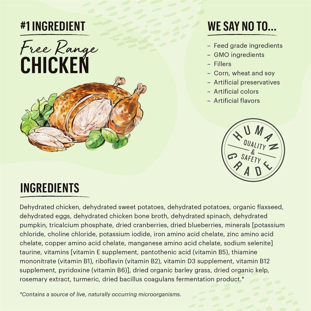 Chicken Grain-Free Dehydrated Cat Food W367