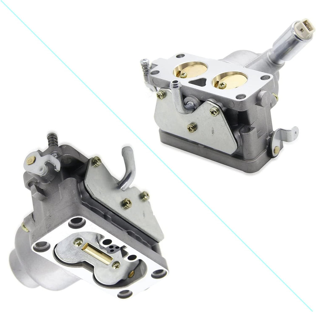 Carburetor Compatible with Briggs and Stratton V-Twin Engine, Manual Choke, Pack of 2 R396