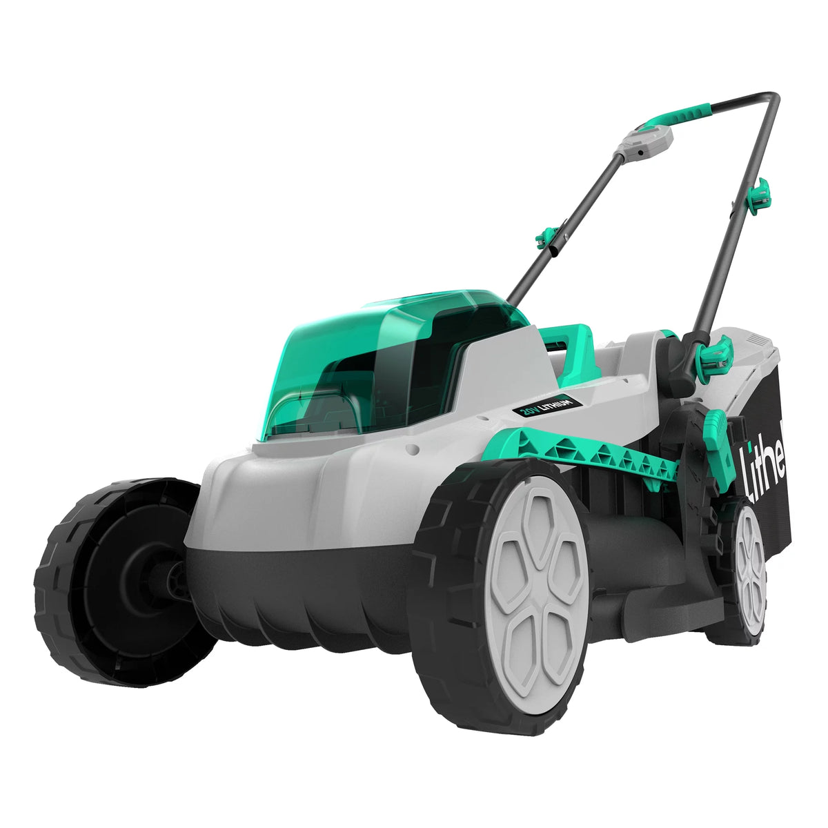 20V 13 Cordless Lawn Mower 16.34 in Brushless Motor 4.0Ah Battery & Charger S666493
