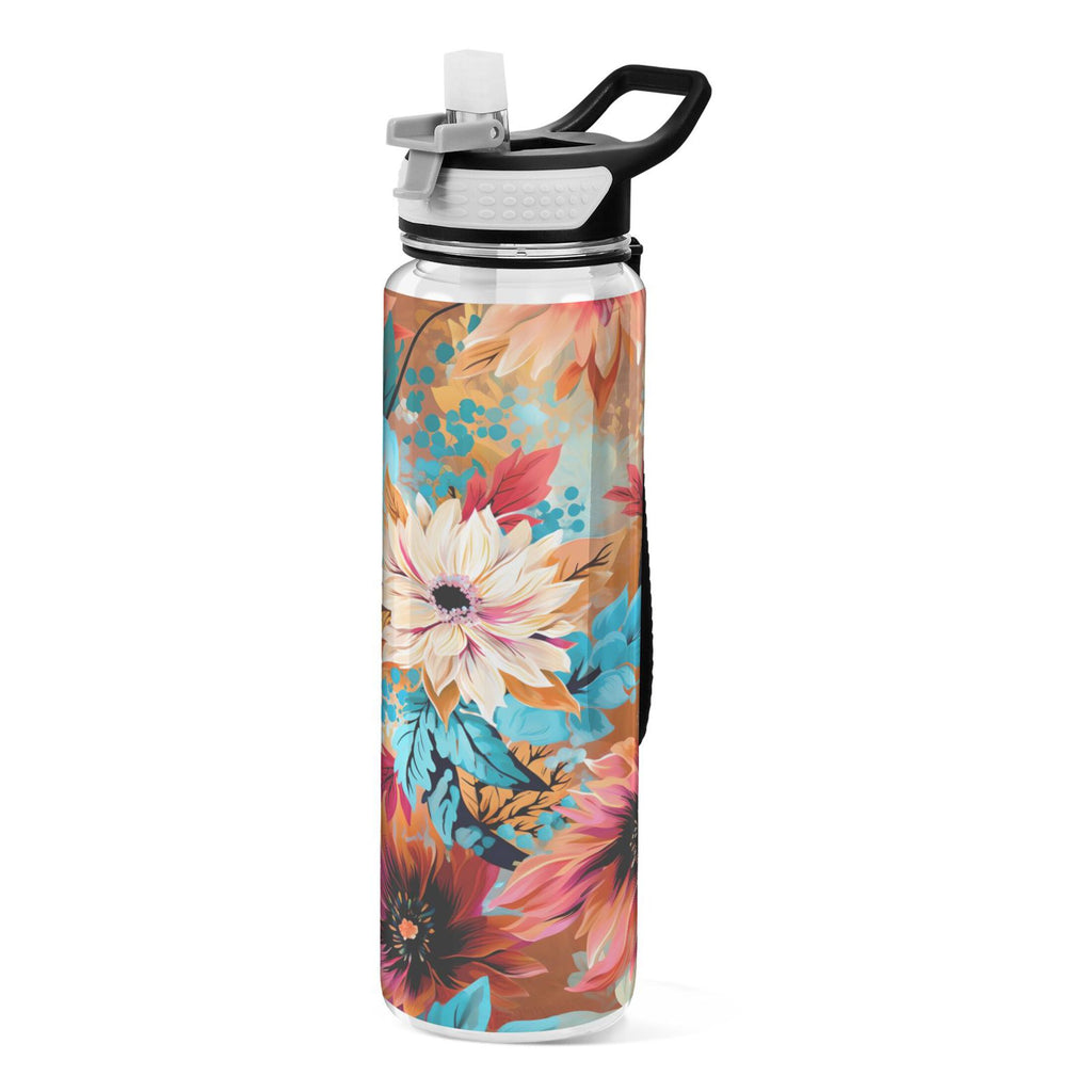 Blue and Pink 32oz Tritan Leakproof Water Bottle with Straw Z414