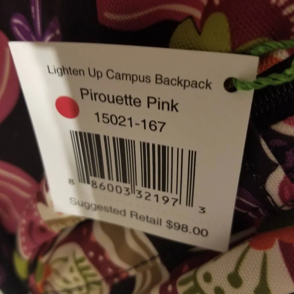 Pirouette Pink Campus Backpack O379
