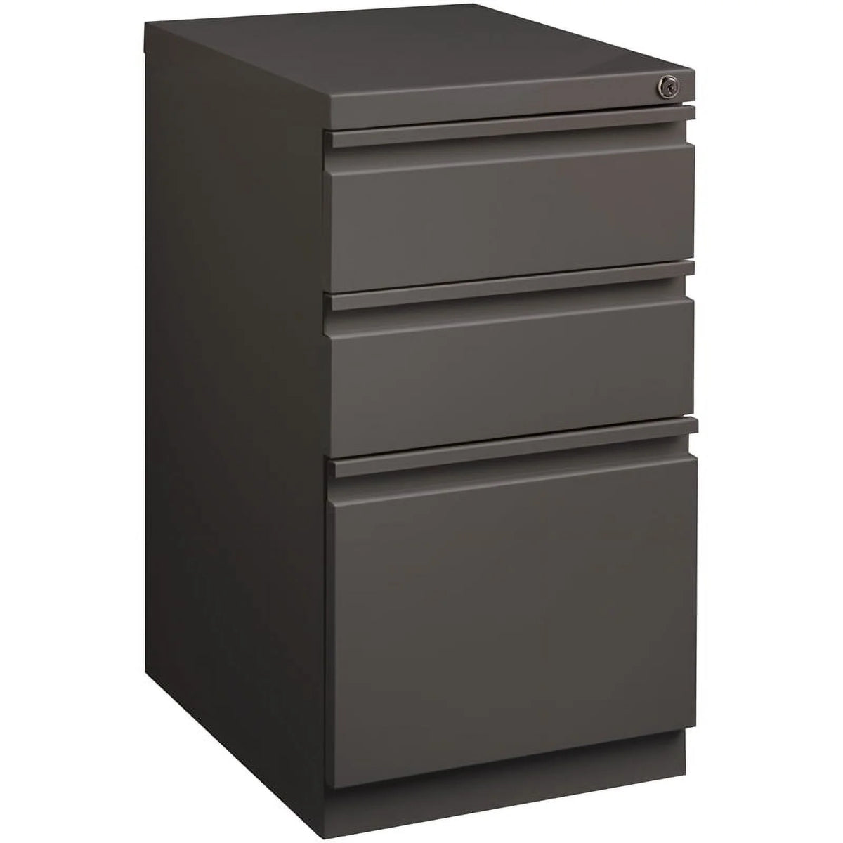Espresso 3-Drawer Metal Mobile File Cabinet G344511