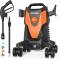 3000PSI 2.5GPM Portable Electric Pressure Washer with 4 Quick Connect Nozzles O882