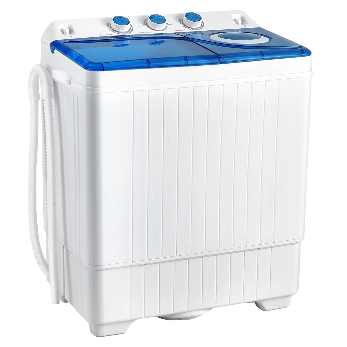 26lbs Portable Semi-automatic Twin Tub Washing Machine H678