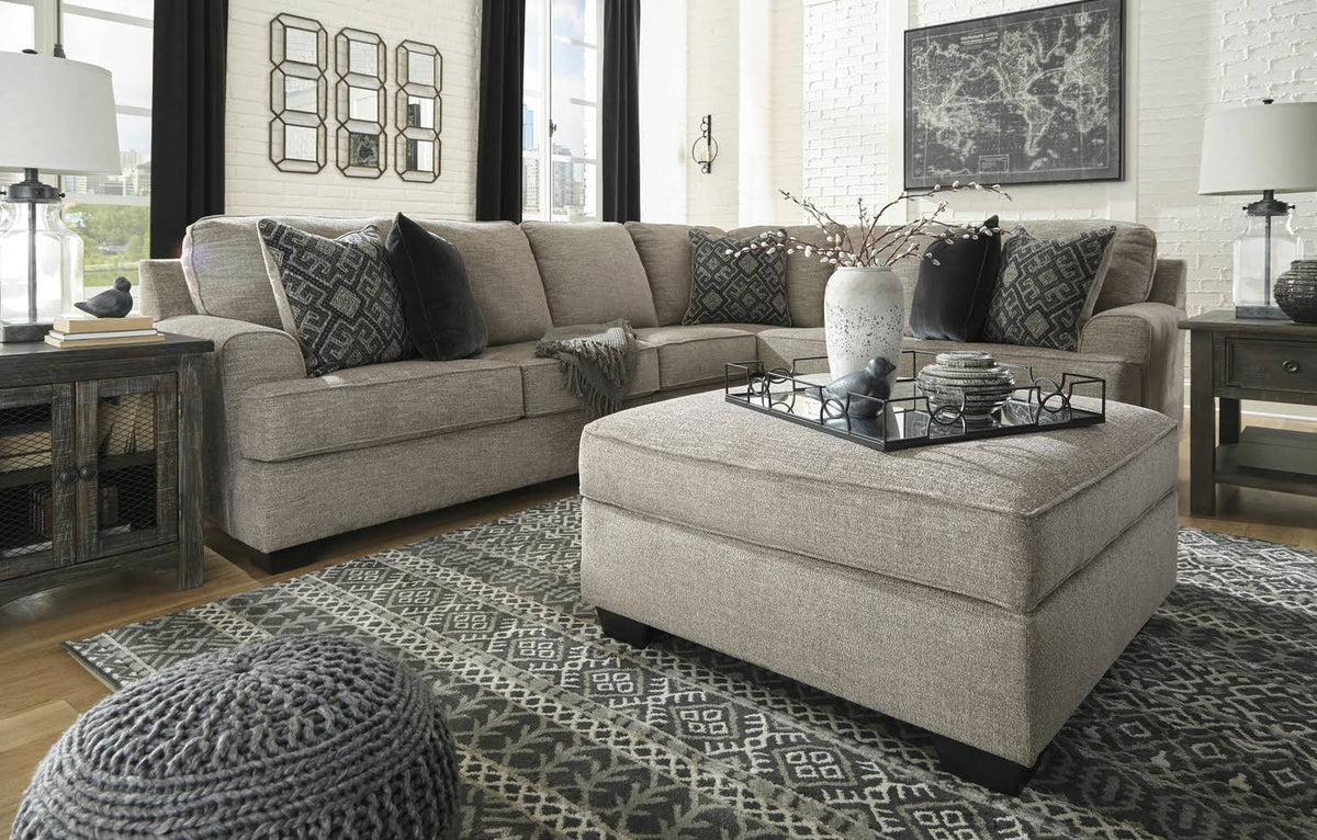 Stone Storage Ottoman L81808