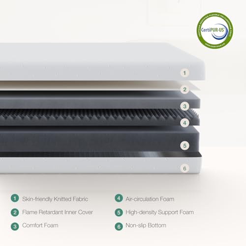 Full Size 12 Inch Memory Foam Mattress with Removable Washable Cover Y441
