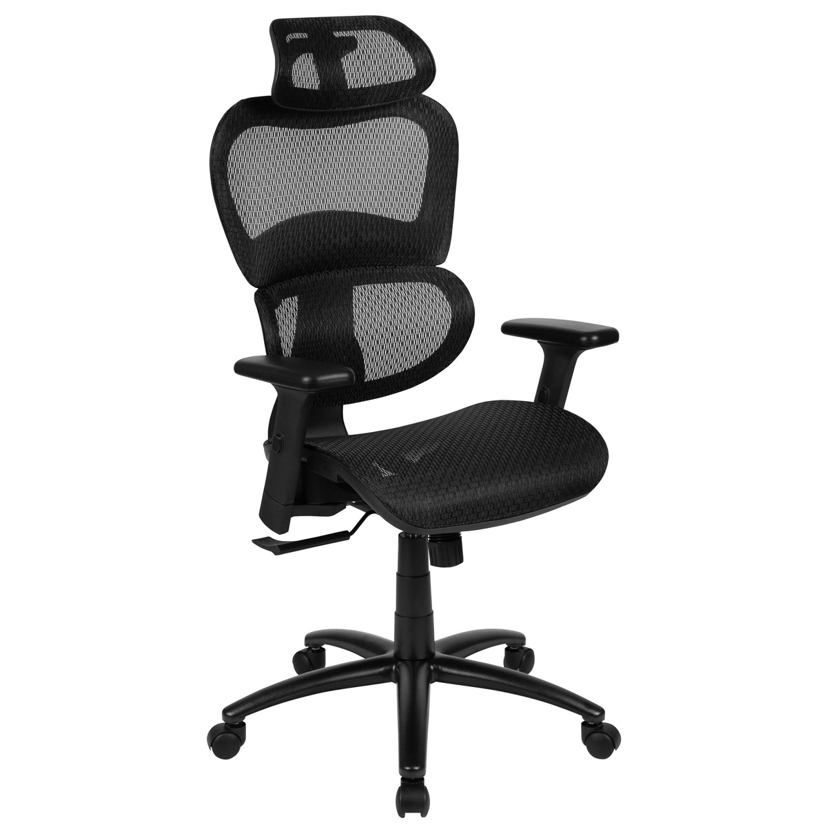 Ergonomic Mesh Office Chair with Lumbar Support in Black M71241
