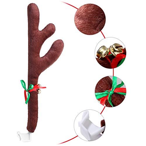 Christmas Car Decorations with Jingle Bells and Red Nose A803
