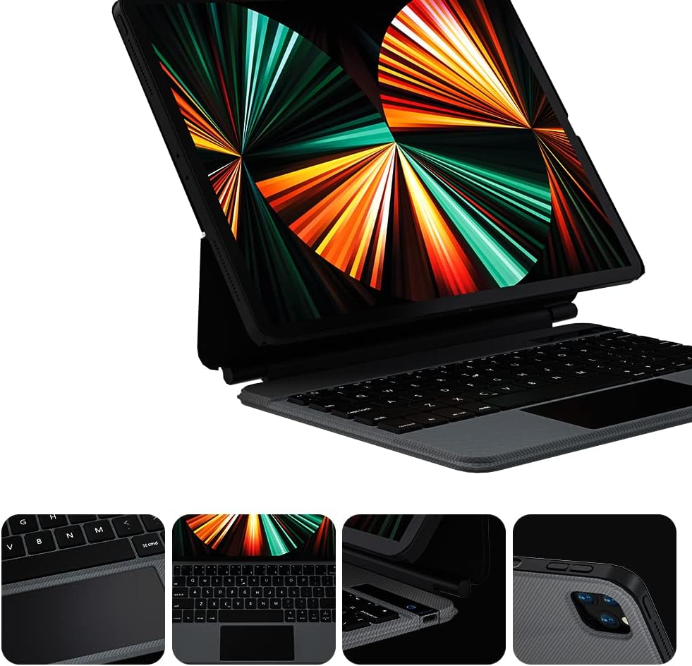 Magnetic Backlit Keyboard Case with Touchpad U766
