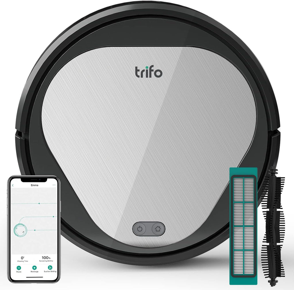 Robot Vacuum, 4000Pa Suction, 2600mAh Battery, Self-Charging S59287